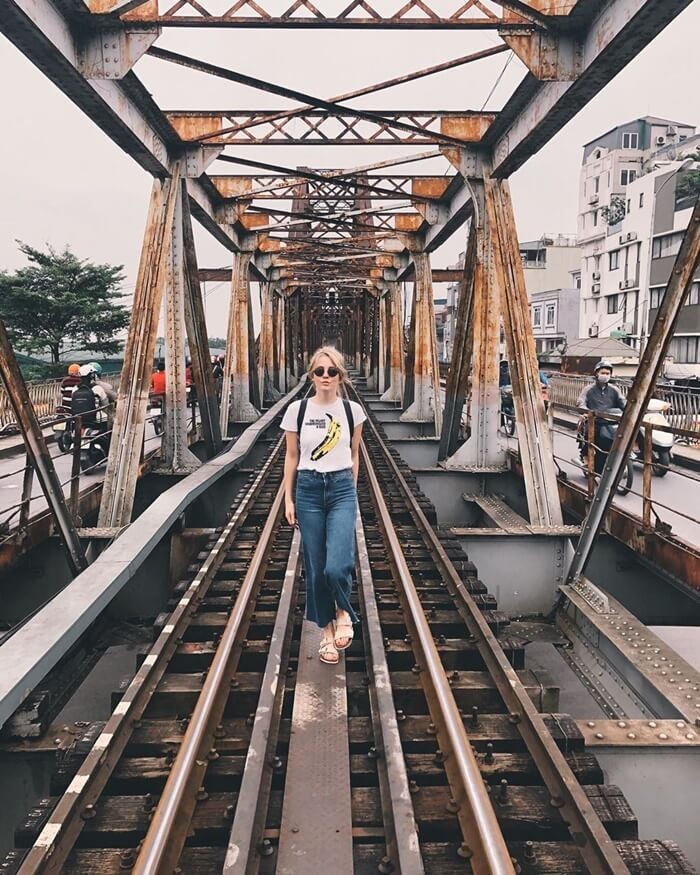 Cầu Long Biên - ngắm hoàng hôn