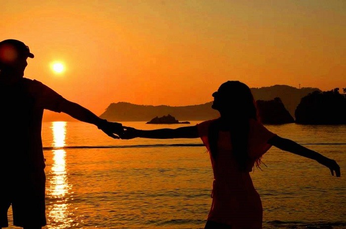 Hoàng hôn ở đảo Bijindo