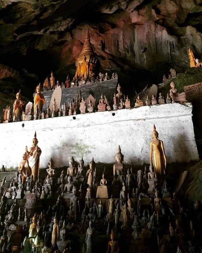 Khám phá hang Pak Ou bí ẩn với hàng ngàn bức tượng Phật