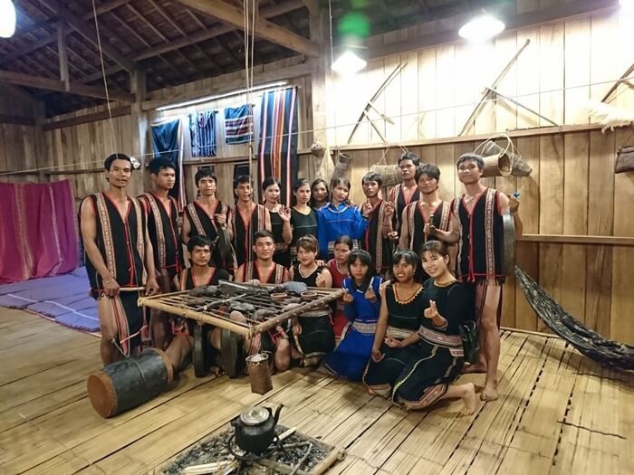 Kon Bring community tourism village - gong team