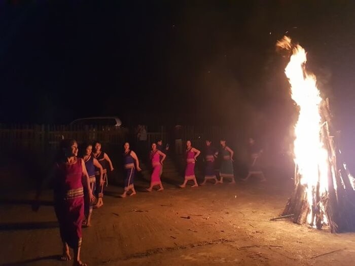 Kon Bring community tourism village - campfire and dance
