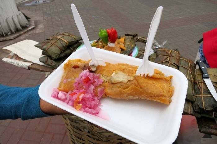 Bánh tamale - món ăn truyền thống Peru