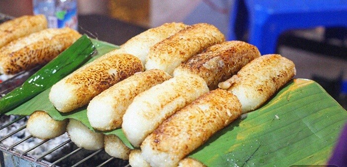 Món ăn ngon Cần Thơ - chuối nếp nướng