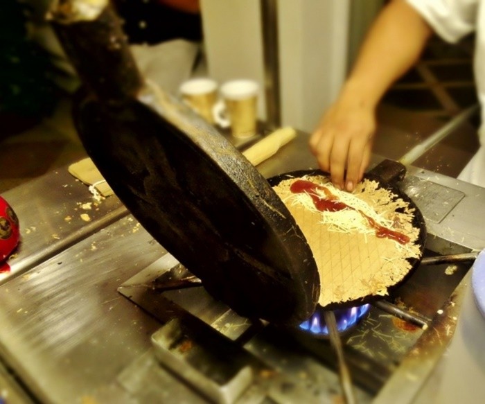 Món tráng miệng Mexico - bánh Marquesita