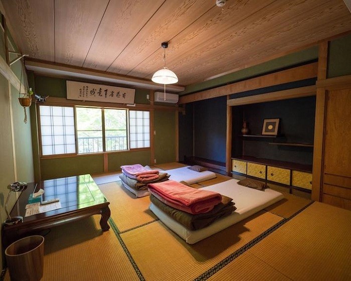 Phòng nghỉ ở nhà khách Yuki - ngôi nhà bù nhìn ở Nhật Bản