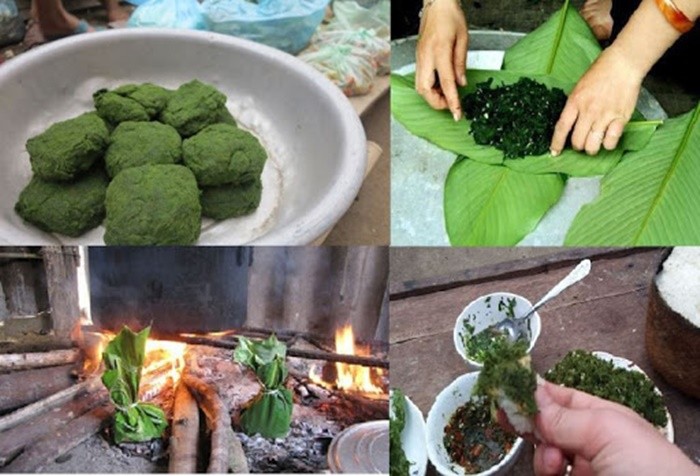 Rêu đá Thanh Sơn - món rêu nướng