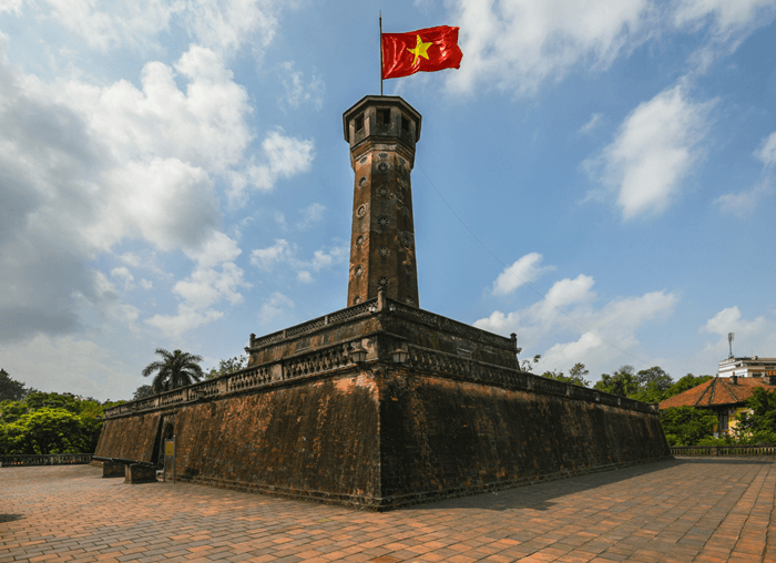 Nam Dinh flagpole - flagpole yard