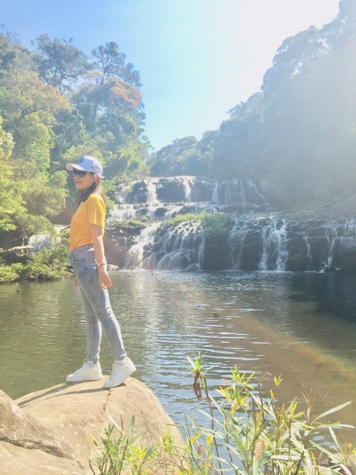 Kon Bong Gia Lai waterfall - like a white silk ribbon