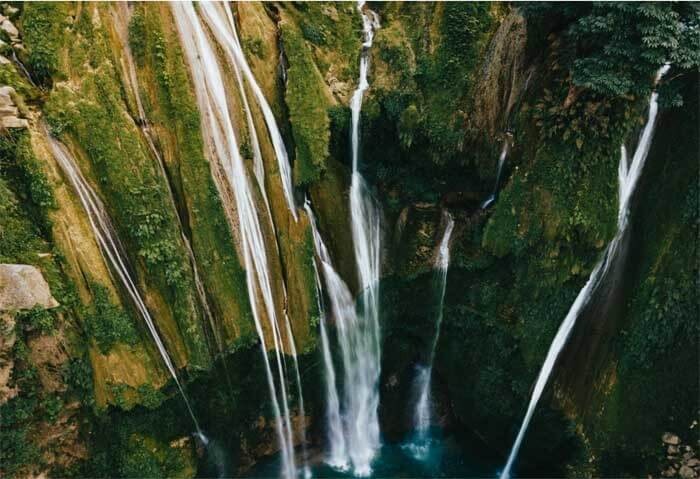 Fairy Waterfall is associated with magical legends?