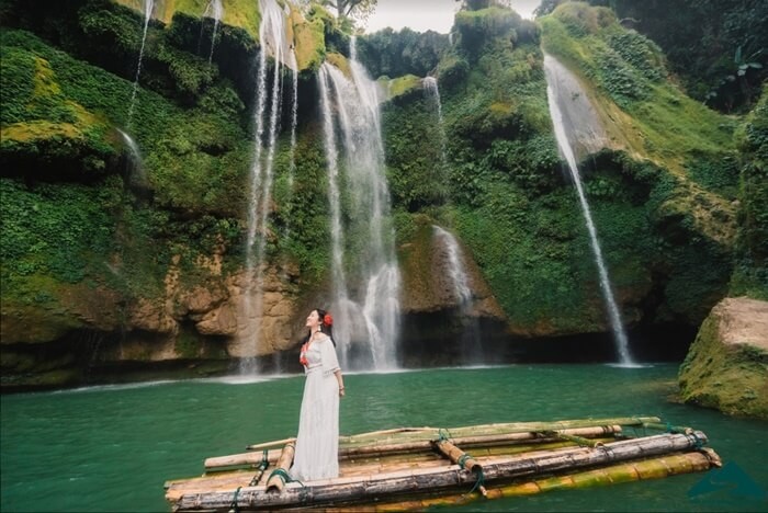 Where is Fairy Waterfall in Moc Chau?