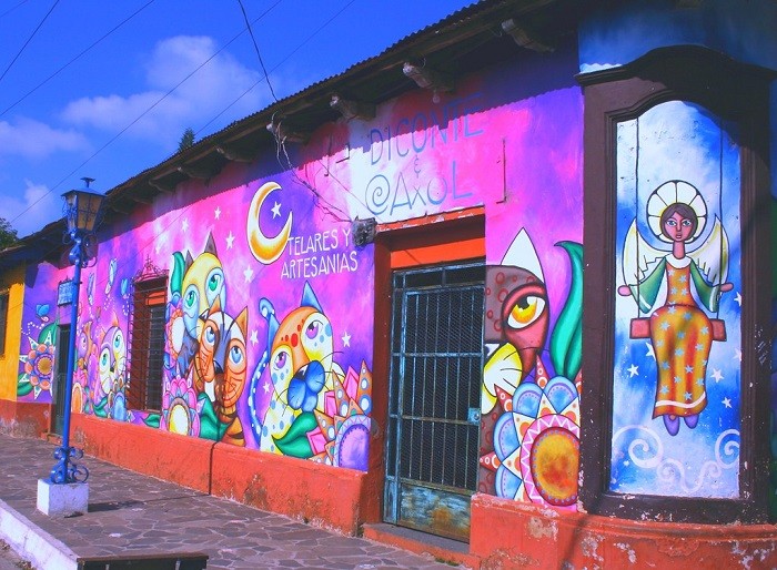 Tranh tường ở Ataco - thị trấn đẹp nhất El Salvador