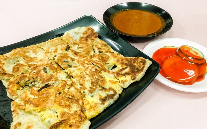 Món murtabak ở Singapore Zam Zam - top nhà hàng tốt nhất Singapore