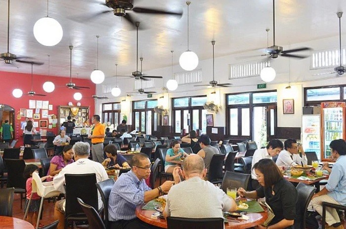 Không gian nhà hàng Samy's Curry - top nhà hàng tốt nhất Singapore