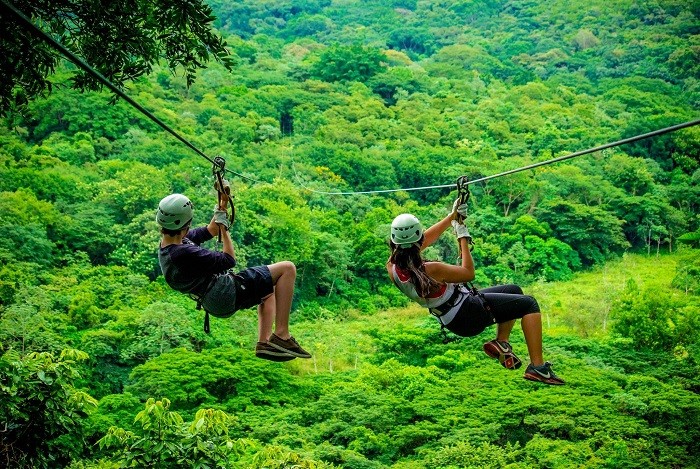 Trượt zipline - trải nghiệm ở Costa Rica