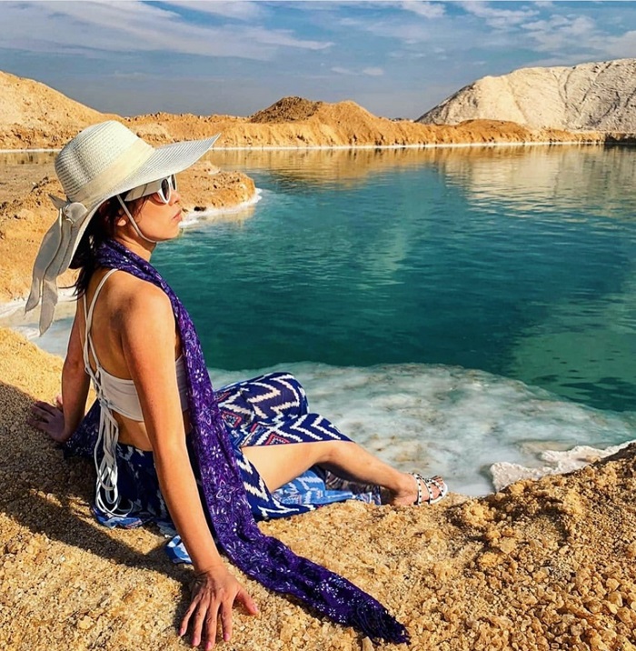 Hồ muối ở Ai Cập dành cho những người không biết bơi