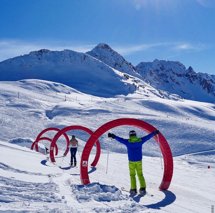 Khu trượt tuyết La Plagne nước Pháp