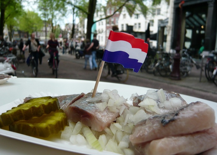 Ăn vặt ở Amsterdam  - herring