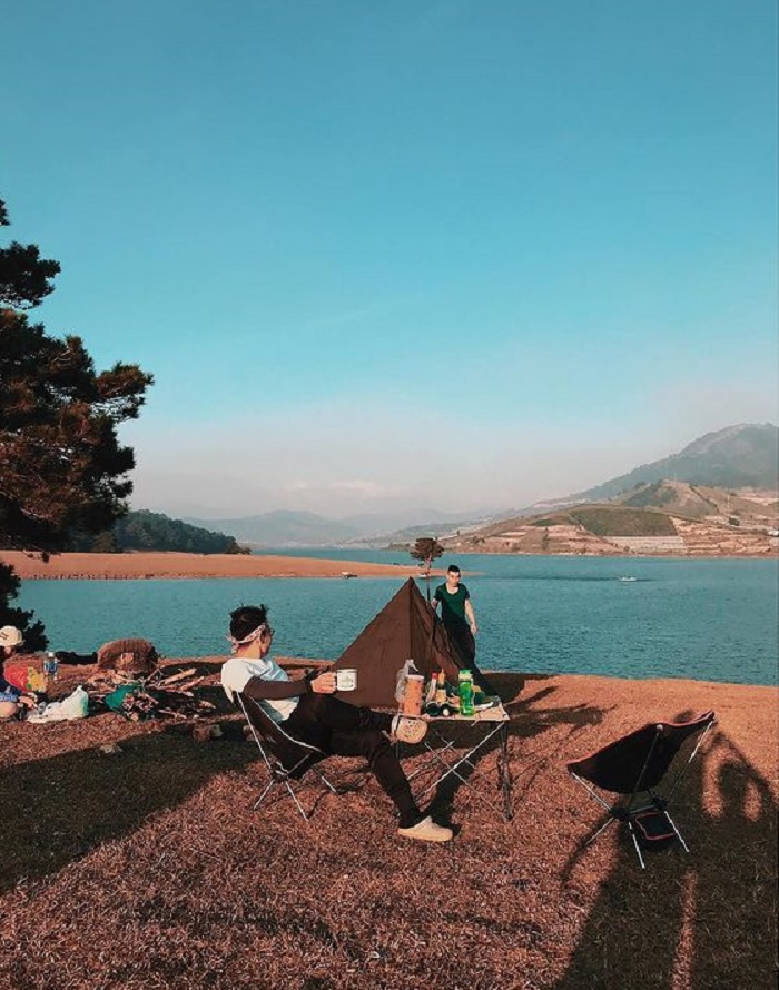 cắm trại ở Đà Lạt - hồ Suối Vàng thung lũng Vàng