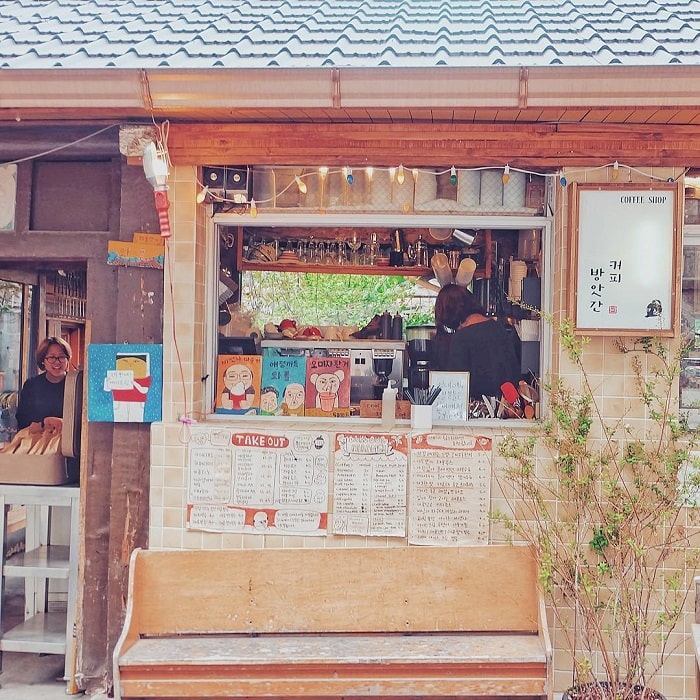 con phố cafe nổi tiếng ở Seoul - Samcheondong