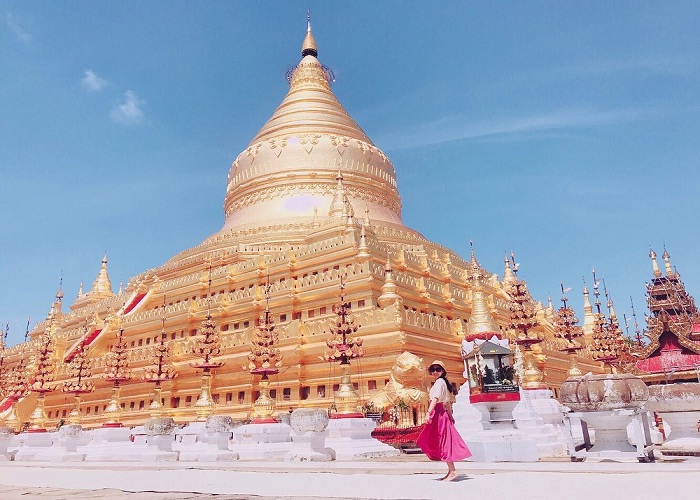 Những địa điểm du lịch ở Bagan  - Chùa Shwezigon