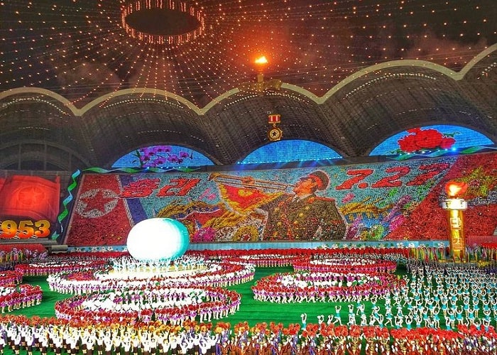 không khí sôi động của Lễ hội Arirang Triều Tiên