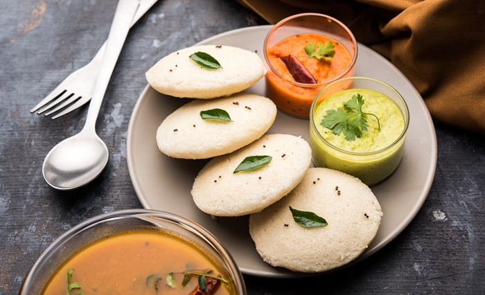 Những món ăn đặc sản Bangalore - Bánh gạo Idli
