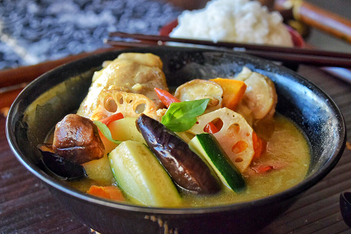 Hokkaido delicacies - curry soup