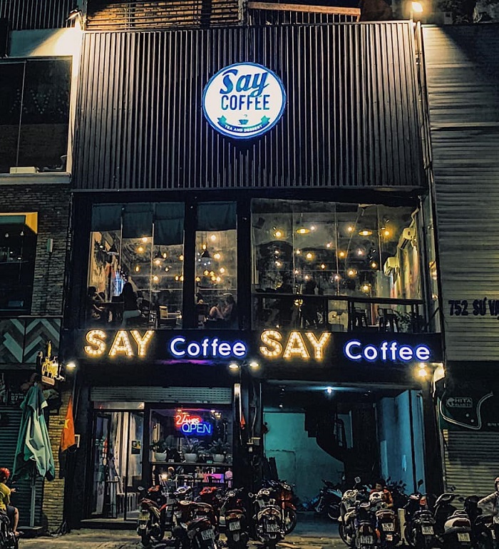 quán cafe mở cửa xuyên đêm ở Sài Gòn-say