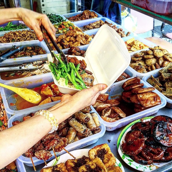Delicious vegetarian restaurant in Saigon - Giac Duyen shop