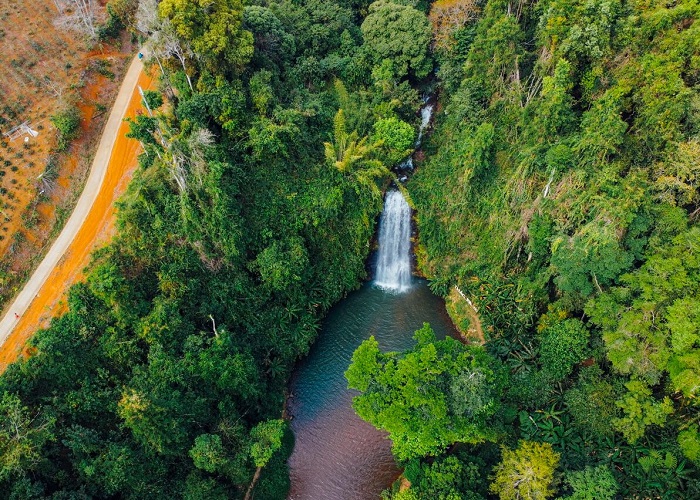 Pa Sy Kon Tum Waterfall - where is the address