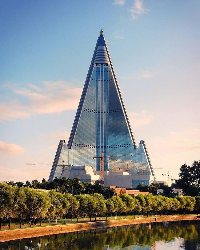 tòa nhà cao nhưng không có ai ở - điểm độc đáo của 'Khách sạn tận thế' ở Triều Tiên 