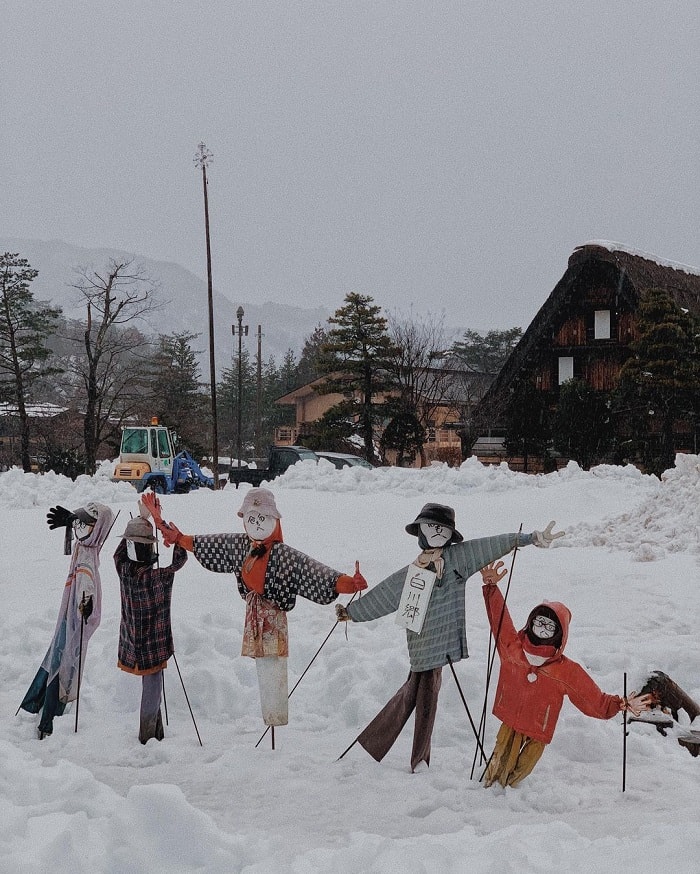 trải nghiệm mùa đông Nhật Bản - tham quan làng Shirakawago