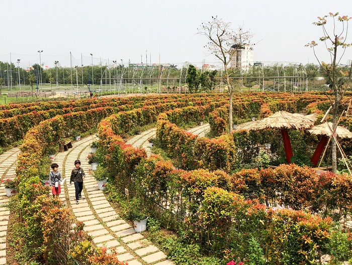 Rose Park là địa điểm vui chơi ở quận Long Biên
