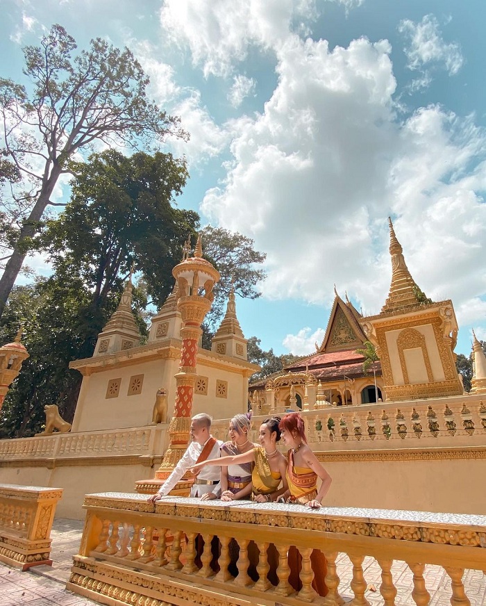 Ang pagoda is one of the beautiful temples in Tra Vinh