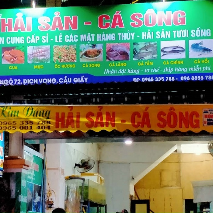 Những quán hải sản ngon và rẻ ở Sài Gòn - hải sản Kim Dung