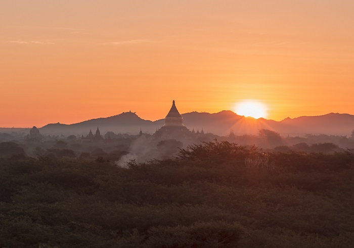 Đền Law Ka Ou Shaung - Ngắm bình minh ở Bagan
