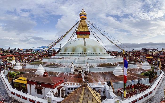 Bảo Tháp Boudhanath là một trong những điểm du lịch tâm linh ở Nepal nổi tiếng