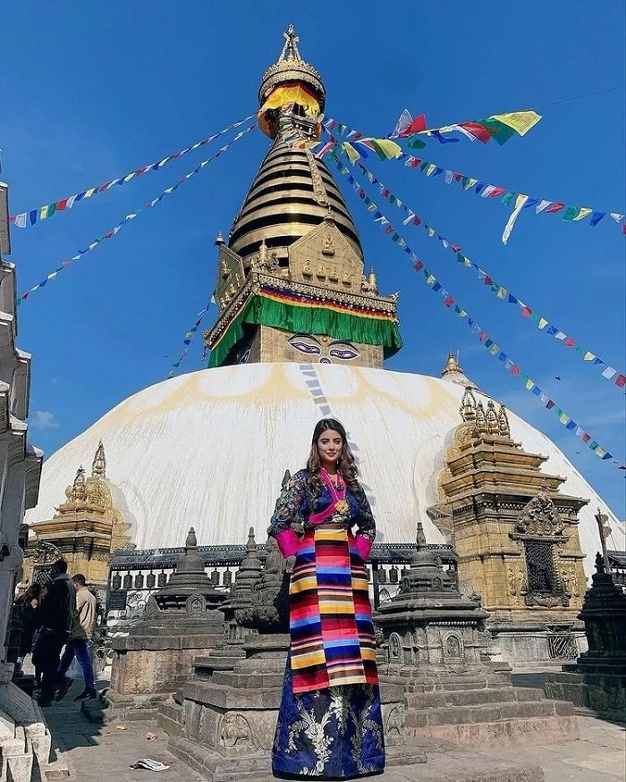 Bảo tháp Swayambhunath là một trong những điểm du lịch tâm linh ở Nepal nổi tiếng