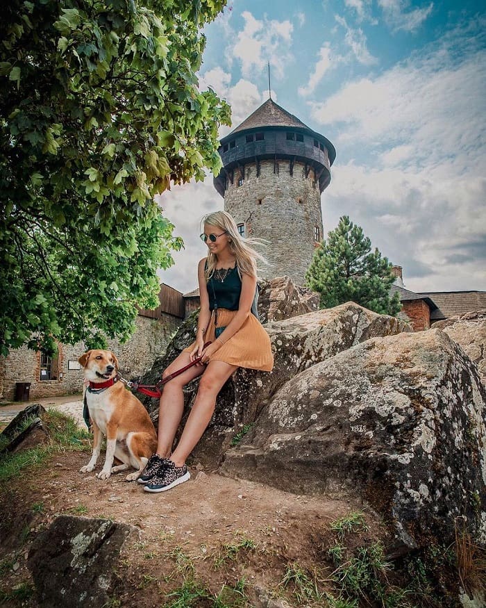 Lâu đài Sovinec là một trong những lâu đài đẹp ở Séc