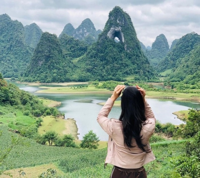 Than Eye Mountain is a destination in Tra Linh Cao Bang that many young people visit