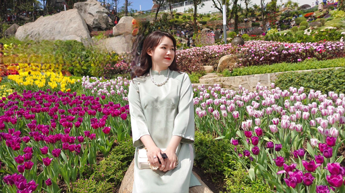 Tham gia lễ hội đầu năm ở Việt Nam này, bạn còn được sống ảo cùng vườn hoa tulip