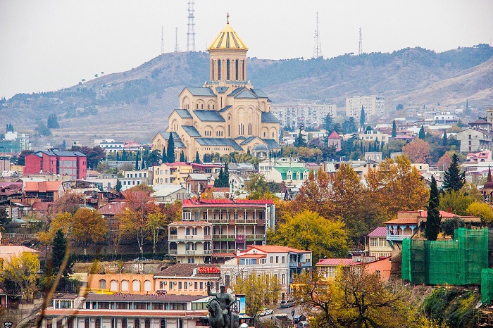 Toàn cảnh phố cổ Tbilisi