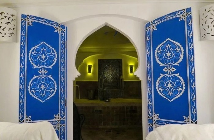 Phòng tắm hơi truyền thống ở thị trấn Asilah Maroc