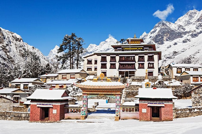 Tu viện Tengboche là một trong những điểm du lịch tâm linh ở Nepal nổi tiếng