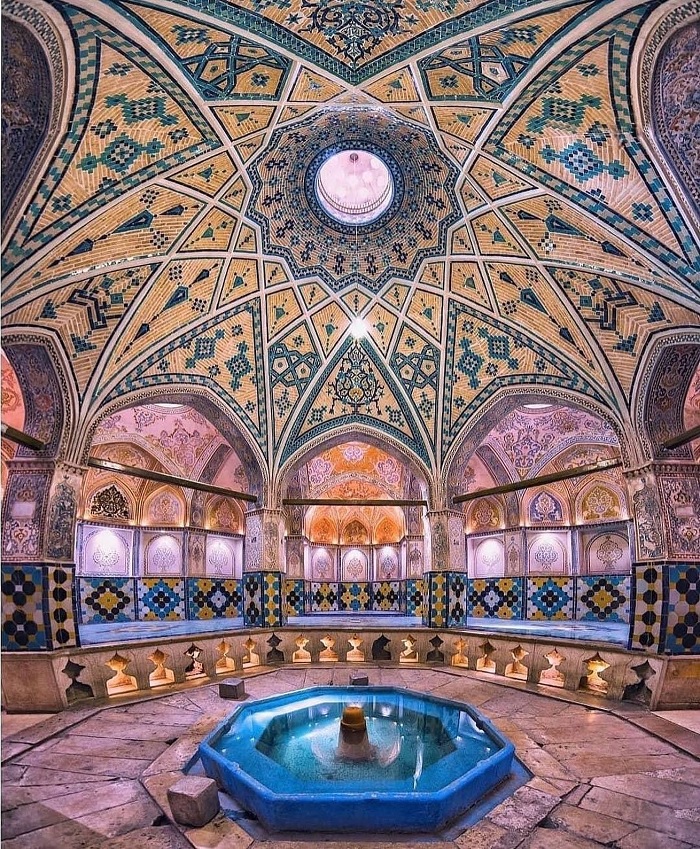 Nhà tắm Sultan Amir Ahma - du lịch Esfahan