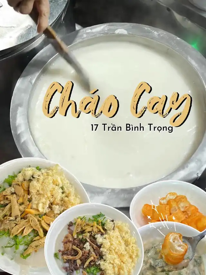 Hai Phong spicy porridge - Tran Binh Trong spicy porridge