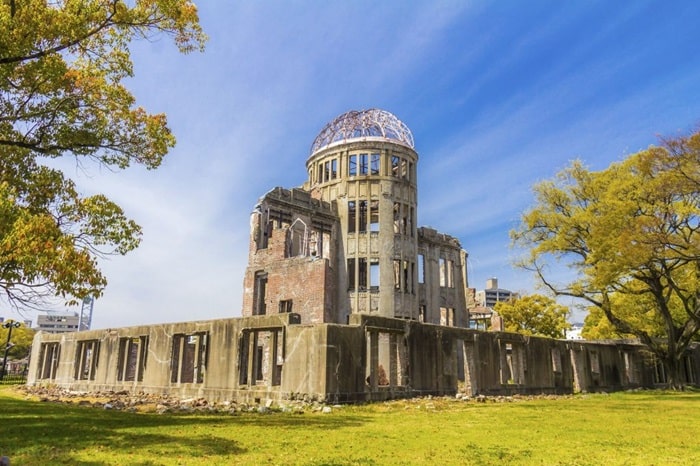 A-Bomb Dome - công viên tưởng niệm hòa bình Hiroshima