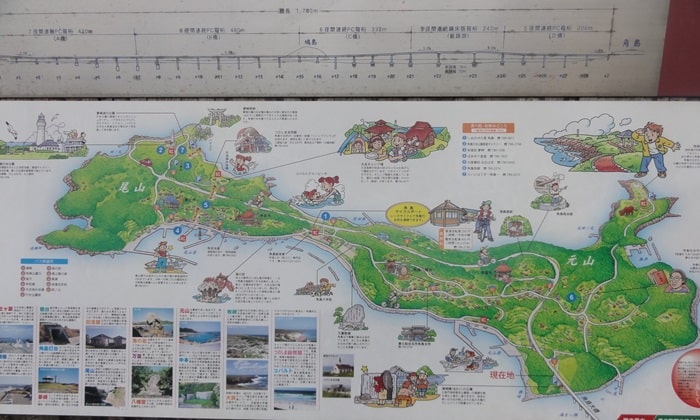 Vị trí địa lý khi khám phá du lịch đảo Tsunoshima