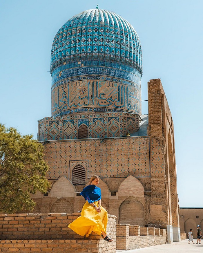 Lăng mộ Shah-i-Zinda là điểm đến đẹp ở Trung Á mang dấu ấn kiến trúc đẹp