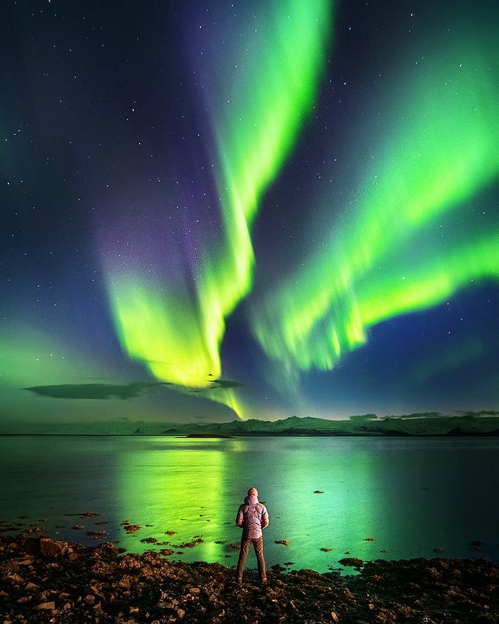 Iceland là điểm ngắm cực quang trên thế giới nổi tiếng